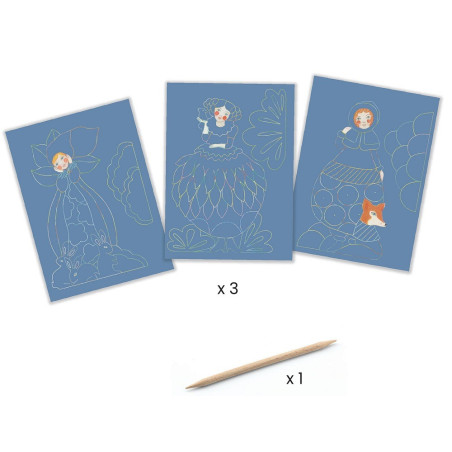 PIĘKNE SUKIENKI zestaw artystyczny zdrapywanka