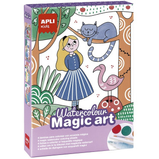 MAGIC ART zestaw artystyczny z akwarelami i magicznym markerem