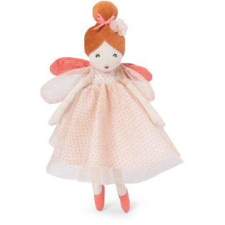 ZACZAROWANA WRÓŻKA lalka szmacianka różowa 30 cm