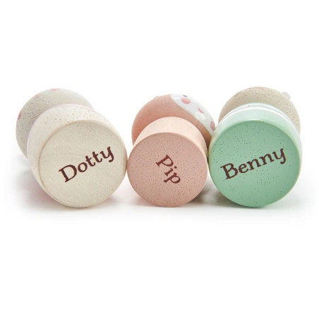 ZAJĄCZKI drewniane figurki do zabawy