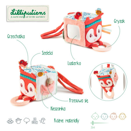 LISICZKA ALICE kostka aktywizująca wielofunkcyjna