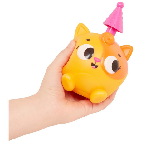 KOTEK LOLO piszcząca i świecąca piłeczka z podskakującym kapeluszem Squeak ‘n’ Glow