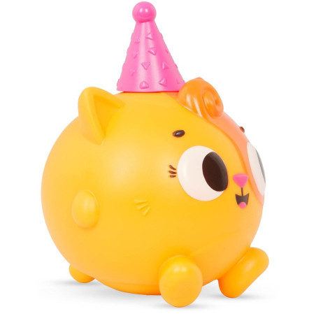 KOTEK LOLO piszcząca i świecąca piłeczka z podskakującym kapeluszem Squeak ‘n’ Glow