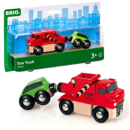 CZERWONA LAWETA z autem World