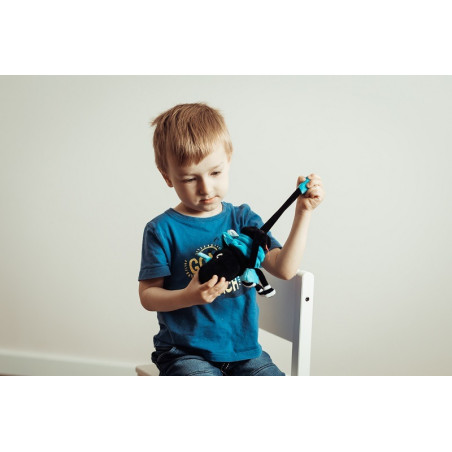 NIEBIESKI JEDNOROŻEC przytulanka wibrująca