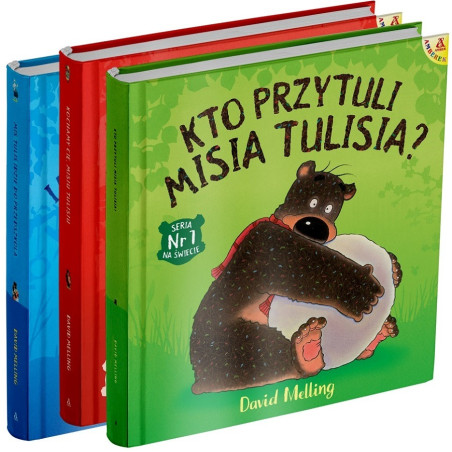 KTO PRZYTULI MISIA TULISIA?, KOCHAMY CIĘ, MISIU TULISIU, MIŚ TULIŚ IDZIE DO PRZEDSZKOLA pakiet książek David Melling