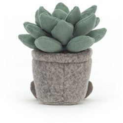 SUKULENT materiałowa roślinka w doniczce Silly Succulent Azulita 16 cm