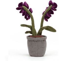 ORCHIDEA materiałowy kwiatek w doniczce Amuse 29 cm