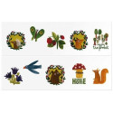 NATURA zestaw tatuaży 10 szt.