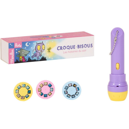 DUSZEK CROQUE BISOUS projektor ze slajdami