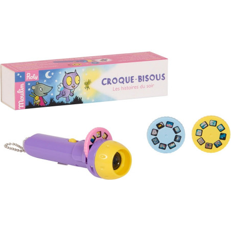 DUSZEK CROQUE BISOUS projektor ze slajdami