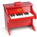 CZERWONE PIANINKO drewniany instrument