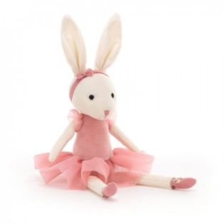 KRÓLICZEK różowa przytulanka baletnica Pirouette Bunny 27 cm