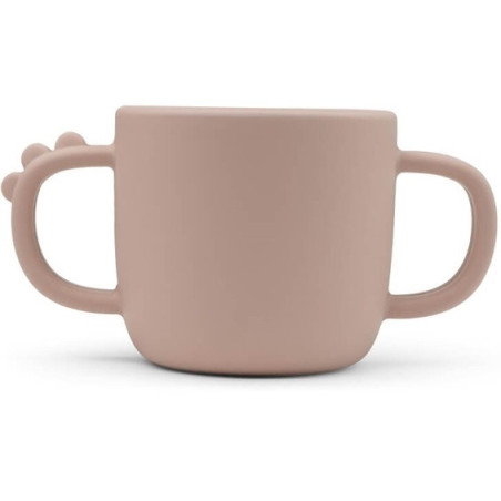 CROCO różowy silikonowy kubeczek 170 ml