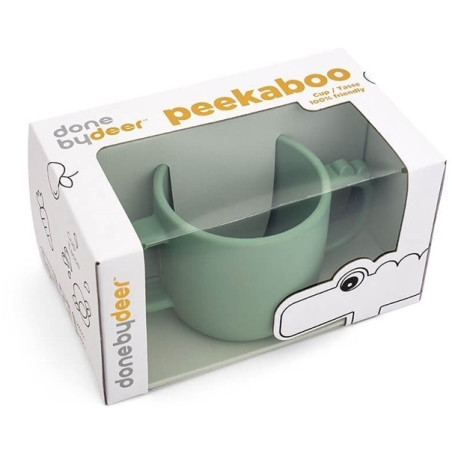 CROCO zielony silikonowy kubeczek 170 ml