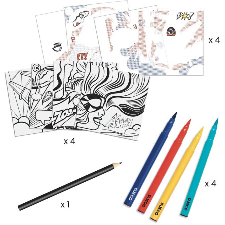SUPER HEROSI zestaw artystyczny Inspiracje