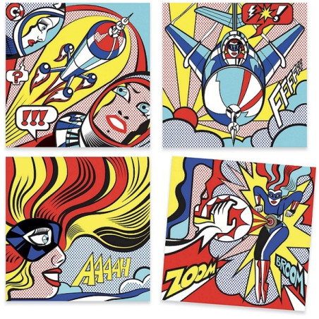 SUPER HEROSI zestaw artystyczny Inspiracje