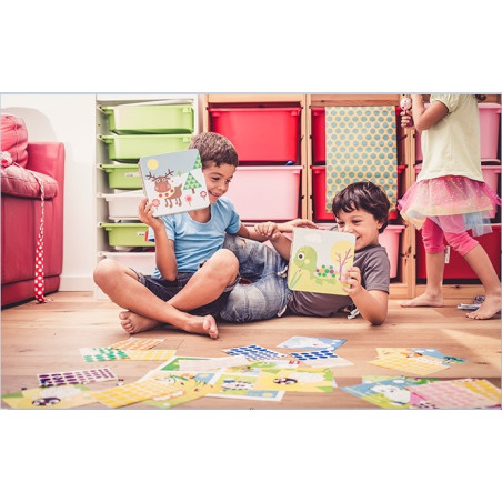 ZWIERZĄTKA zestaw kreatywny z naklejkami