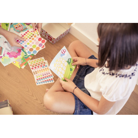 ZWIERZĄTKA zestaw kreatywny z naklejkami