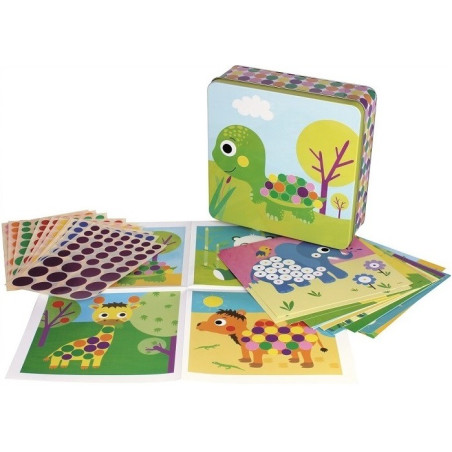 ZWIERZĄTKA zestaw kreatywny z naklejkami