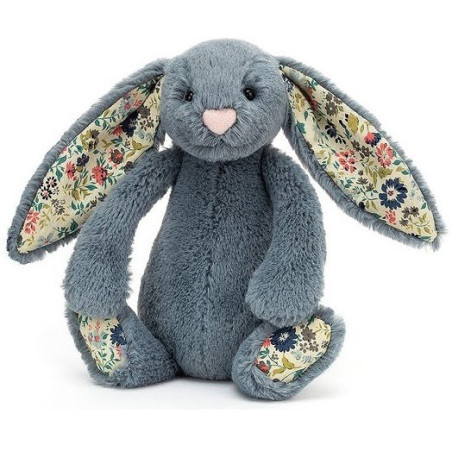 KRÓLICZEK niebieska przytulanka Blossom Dusky Blue Bunny 18 cm