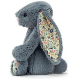 KRÓLICZEK niebieska przytulanka Blossom Dusky Blue Bunny 31 cm