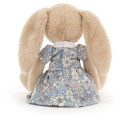 KRÓLICZEK beżowa przytulanka w sukience Lottie Bunny Floral 27 cm