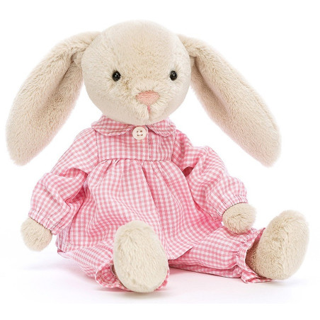 KRÓLICZEK beżowa przytulanka w piżamce Lottie Bunny Bedtime 27 cm