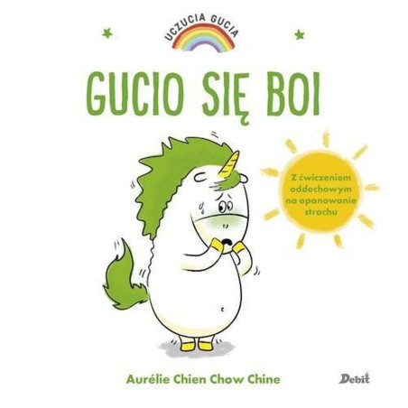 GUCIO SIĘ BOI książeczka Uczucia Gucia Aurelie Chien Chow Chine