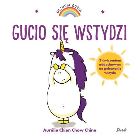 GUCIO SIĘ WSTYDZI książeczka Uczucia Gucia Aurelie Chien Chow Chine