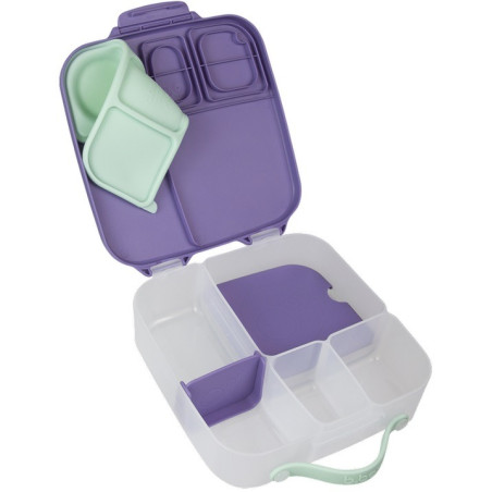 FIOLETOWY lunchbox z wkładem chłodzącym Lilac Pop