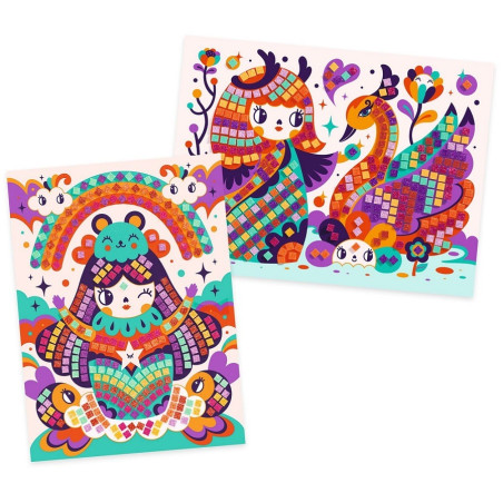 KOKESHI mozaika piankowa zestaw kreatywny