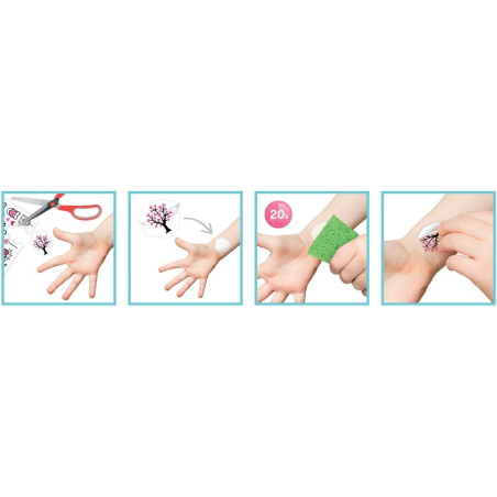 TATUAŻE KOLOROWE zestaw 75 szt.