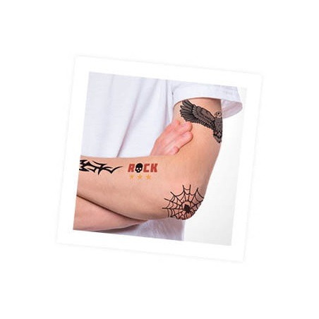 KOLOROWE TATUAŻE zestaw 75 szt.