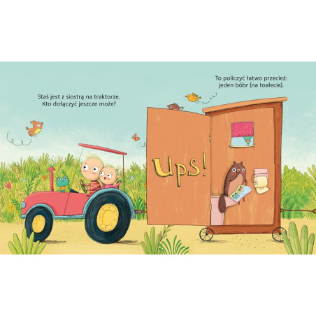 TRAKTOR STASIA. NAUKA LICZENIA Z OKIENKAMI książka Monika Filipina, Izabela Mikrut