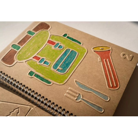 PRZYGODA kolorowanka dotykowa