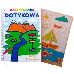 PRZYGODA kolorowanka dotykowa