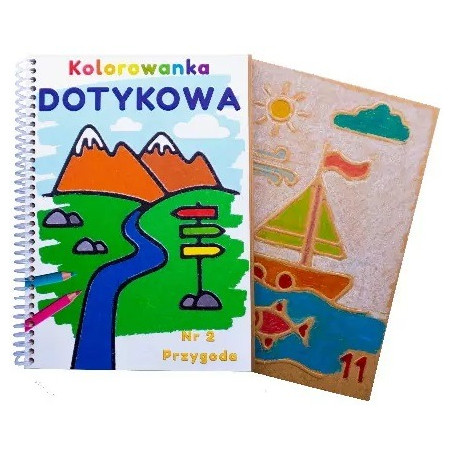 PRZYGODA kolorowanka dotykowa