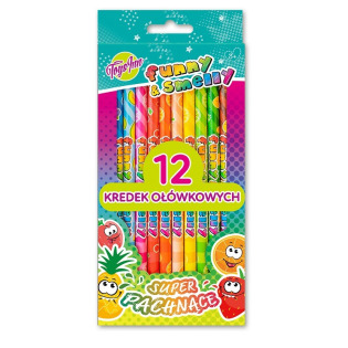 KREDKI ołówkowe Funny&Smelly 12 kolorów
