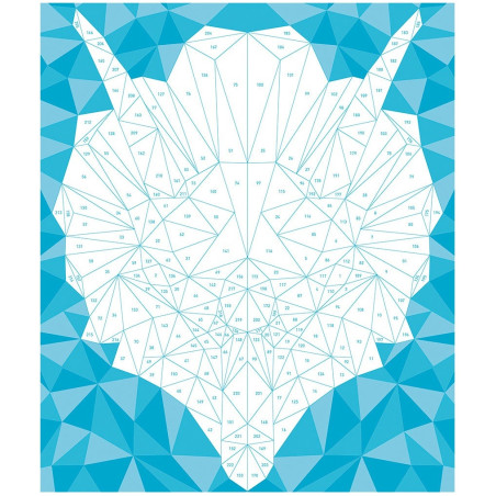 DINOZAURY zestaw kreatywny mozaika Misterix