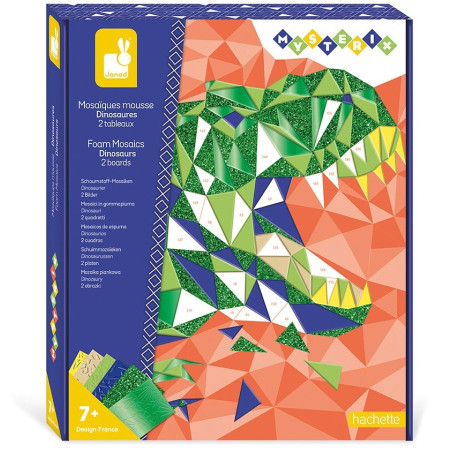 DINOZAURY zestaw kreatywny mozaika Misterix