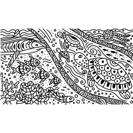 OCEAN zestaw kreatywny magiczne kolorowanki wodne Art&Craft