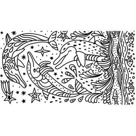 OCEAN zestaw kreatywny magiczne kolorowanki wodne Art&Craft