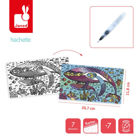 OCEAN zestaw kreatywny magiczne kolorowanki wodne Art&Craft