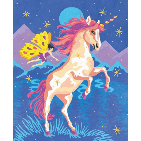 JEDNOROŻCE zestaw kreatywny malowanie po numerach Art&Craft