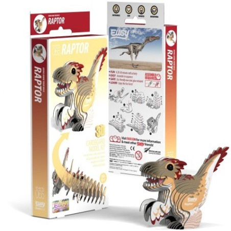 DINOZAUR RAPTOR układanka przestrzenna 3D