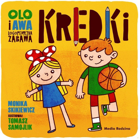 KREDKI. OLO I AWA. Logopedyczna zabawa książeczka Monika Skikiewicz