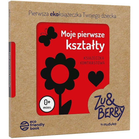 MOJE PIERWSZE KSZTAŁTY książeczka kontrastowa