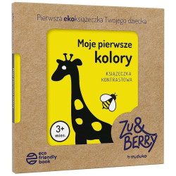 MOJE PIERWSZE KOLORY książeczka kontrastowa