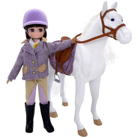 DŻOKEJKA lalka z koniem Pony Adventures18 cm